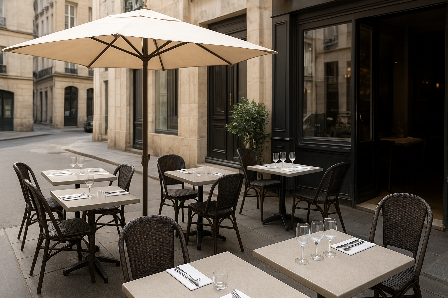 outdoor restaurant terrace france avec autorisation terrasse restaurant en situation urbaine